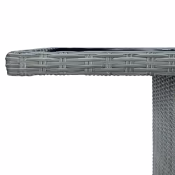 VidaXL 313311 tavolo da esterno Nero, Grigio - Vista aggiuntiva 4