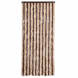 vidaXL Zanzariera Beige e Marrone Chiaro 90x200cm Ciniglia - Vista aggiuntiva 3