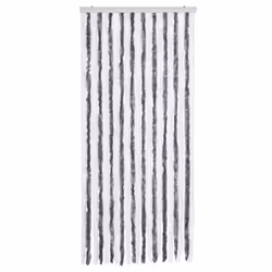 Zanzariera Grigio e Bianco 90x200 cm Cinigliacod mxl 105293 - Vista aggiuntiva 3