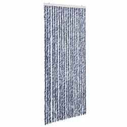 vidaXL Zanzariera Blu e Bianco 56x200 cm Ciniglia - Vista aggiuntiva 2