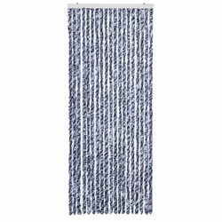 vidaXL Zanzariera Blu e Bianco 56x200 cm Ciniglia - Vista aggiuntiva 3