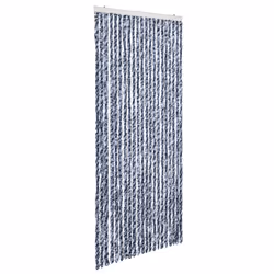 vidaXL Zanzariera Blu e Bianco 90x200 cm Ciniglia - Vista aggiuntiva 2