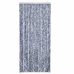 vidaXL Zanzariera Blu e Bianco 90x200 cm Ciniglia - Vista aggiuntiva 3