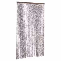 vidaXL Zanzariera Marrone e Beige 118x220 cm Ciniglia - Vista aggiuntiva 2