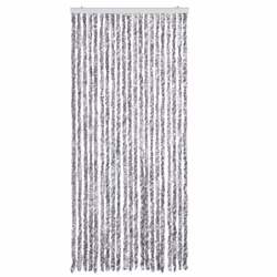 vidaXL Zanzariera Bianco e Grigio 90x200 cm Ciniglia - Vista aggiuntiva 3