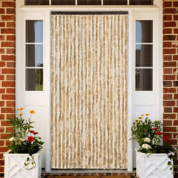 vidaXL Zanzariera Beige 90x200 cm Ciniglia