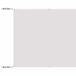 vidaXL Paravento Verticale Bianco 100x1000 cm Tessuto Oxford - Vista aggiuntiva 2
