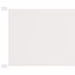 vidaXL Paravento Verticale Bianco 140x420 cm Tessuto Oxford - Vista aggiuntiva 2