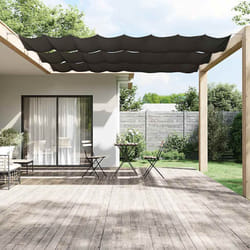 vidaXL Paravento Verticale Antracite 180x1000 cm Tessuto Oxford