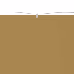 vidaXL Paravento Verticale Beige 60x600 cm in Tessuto Oxford - Vista aggiuntiva 3