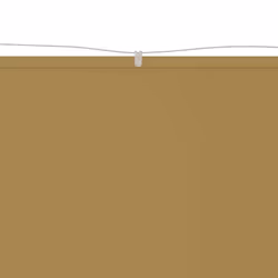 vidaXL Paravento Verticale Beige 140x270 cm in Tessuto Oxford - Vista aggiuntiva 3