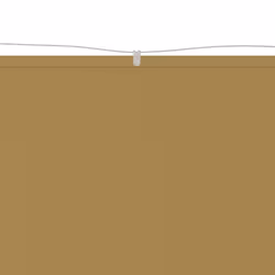 vidaXL Paravento Verticale Beige 140x420 cm in Tessuto Oxford - Vista aggiuntiva 3