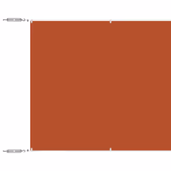vidaXL Paravento Verticale Terracotta 140x800 cm in Tessuto Oxford - Vista aggiuntiva 2