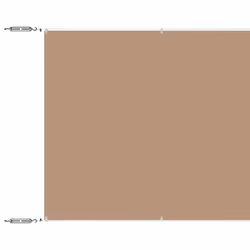 vidaXL Paravento Verticale Tortora 60x1200 cm in Tessuto Oxford - Vista aggiuntiva 2