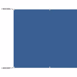 vidaXL Paravento Verticale Blu 60x600 cm in Tessuto Oxford - Vista aggiuntiva 2