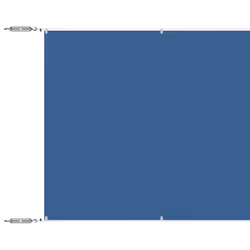 vidaXL Paravento Verticale Blu 140x1000 cm in Tessuto Oxford - Vista aggiuntiva 2