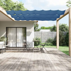 vidaXL Paravento Verticale Blu 180x800 cm in Tessuto Oxford