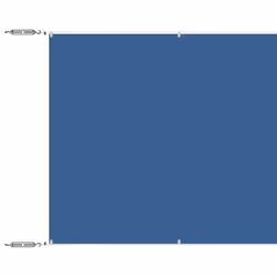 vidaXL Paravento Verticale Blu 180x800 cm in Tessuto Oxford - Vista aggiuntiva 2