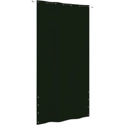 Telo frangivista per balcone, Paravento per Balcone Verde Scuro 140x240 cm in Tessuto Oxford Vidaxl