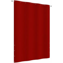Telo frangivista per balcone, Paravento per Balcone Rosso 160x240 cm in Tessuto Oxford Vidaxl
