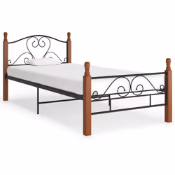 Questo giroletto crea un'atmosfera calda e confortevole nella vostra camera da letto! Questo telaio del letto dotato di un de ...