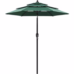 Questo elegante ombrellone da giardino a 3 livelli è la scelta perfetta per proteggervi dai dannosi raggi UV e dall'umidità n ...