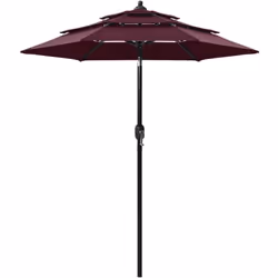Questo elegante ombrellone da giardino a 3 livelli è la scelta perfetta per proteggervi dai dannosi raggi UV e dall'umidità n ...