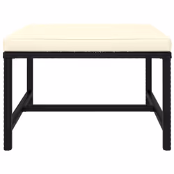 Poggiapiedi Modulare con Cuscino in Polyrattan Nerocod mxl 118474 - Vista aggiuntiva 2