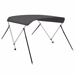 vidaXL Bimini di Prua con Tendalino a 2 Archi Antracite 150x120x110 cm - Vista aggiuntiva 3