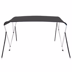 Bimini di Prua con Tendalino a 3 Archi Antracite 183x140x137 cmcod mxl 82395 - Vista aggiuntiva 3