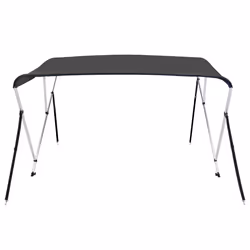 vidaXL Bimini di Prua con Tendalino a 3 Archi Antracite 183x160x137 cm - Vista aggiuntiva 3