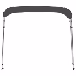 Bimini di Prua con Tendalino a 4 Archi Antracite 243x196x137 cmcod mxl 83048 - Vista aggiuntiva 3