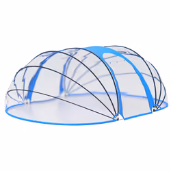 vidaXL Calotta per Piscina Ovale 530x410x210 cm - Vista aggiuntiva 3