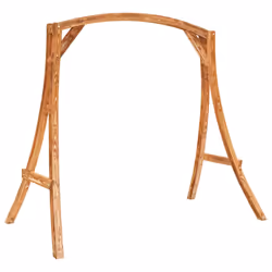 vidaXL Altalena in Legno Ricurvo con Finitura in Teak - Vista aggiuntiva 2