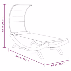 VidaXL 313946 letto per esterni - Vista aggiuntiva 6