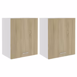 vidaXL Mobili Pensili “Lyon” 2 pz Rovere Sonoma 50x31x60 cm - Vista aggiuntiva 2