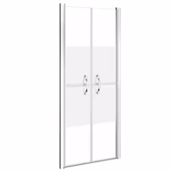 vidaXL Porta per Doccia in ESG Semi-Satinato 86x190 cm - Vista aggiuntiva 2