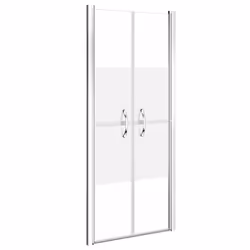 vidaXL Porta per Doccia in ESG Semi-Satinato 96x190 cm - Vista aggiuntiva 2