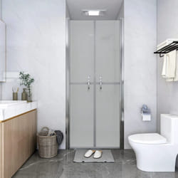 Porta da Doccia pannelli in alluminio e vetro satinato disponibili varie misure dimensioni: 96 x 190 cm