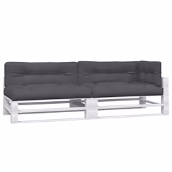 vidaXL Cuscini per Pallet 5 pz Antracite in Tessuto - Vista aggiuntiva 3