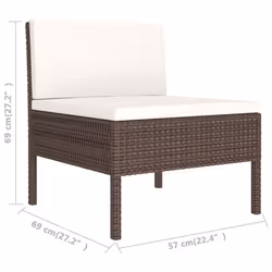 VidaXL 3056961 set mobili da esterno - Vista aggiuntiva 7