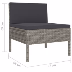 VidaXL 3056964 set mobili da esterno - Vista aggiuntiva 7