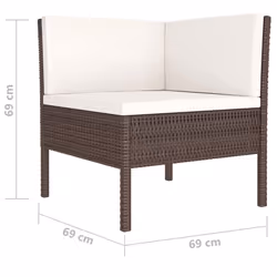 VidaXL 3056965 set mobili da esterno - Vista aggiuntiva 5