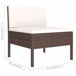 VidaXL 3056969 set mobili da esterno - Vista aggiuntiva 7