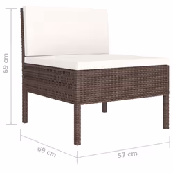 VidaXL 3056973 set mobili da esterno - Vista aggiuntiva 6