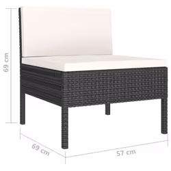 VidaXL 3056974 set mobili da esterno - Vista aggiuntiva 7