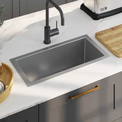 Lavello da Cucina Lavorato a Mano in Acciaio Inoxcod mxl 102718