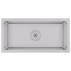 Lavello da Cucina Lavorato a Mano in Acciaio Inoxcod mxl 102718