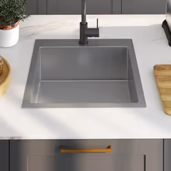 vidaXL Lavello da Cucina Lavorato a Mano in Acciaio Inox - Vista aggiuntiva 3