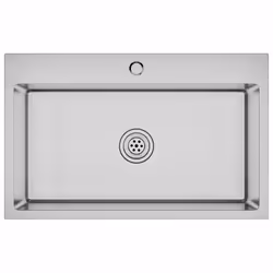 vidaXL Lavello da Cucina Lavorato a Mano in Acciaio Inox - Vista aggiuntiva 2